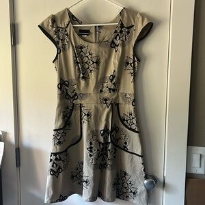 Nooworks Cap sleeve Nooworks size Large print dress